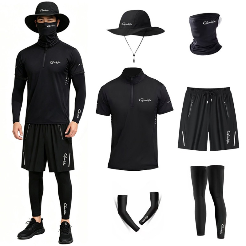 Summer Rays Clothing - 여름 가마카츠 낚시 의류 세트 남성용