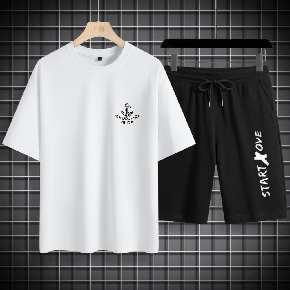 Summer Clothing Drip - 남성용 티셔츠 세트 1개 2026 봄/여름