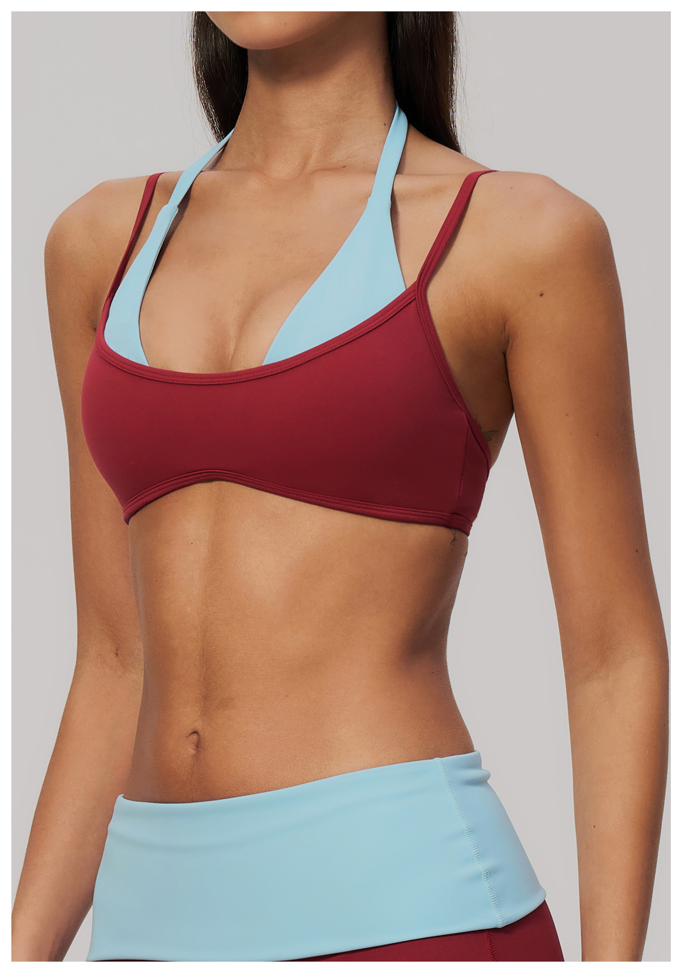 Summer Yoga Clothing - 섹시한 여름 여성 스포츠 브라 언더웨어