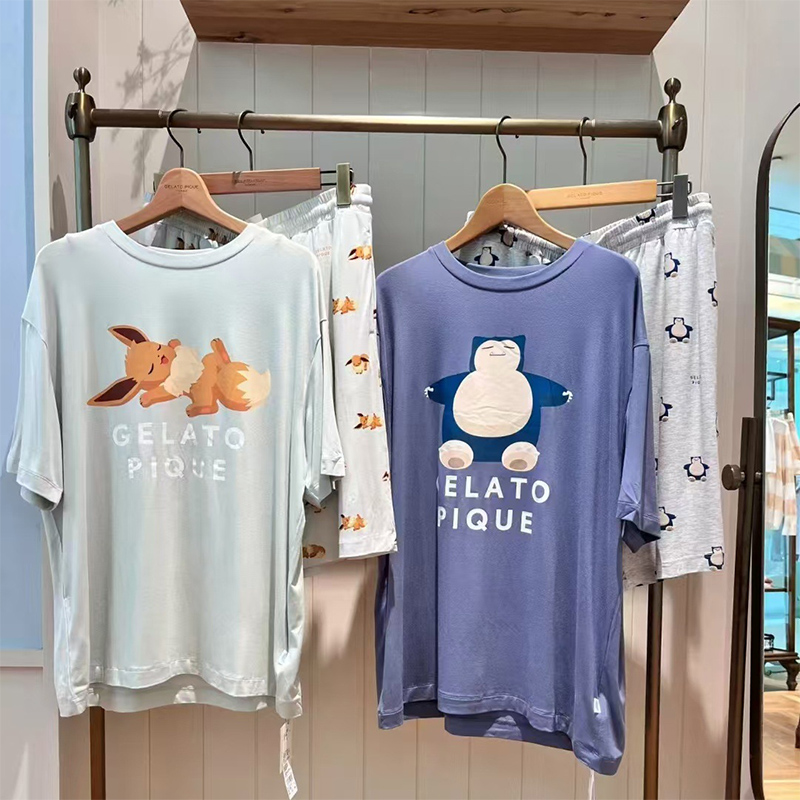 Summer House Clothing - 애니메이션 만화 포켓몬 여름 홈 슈트
