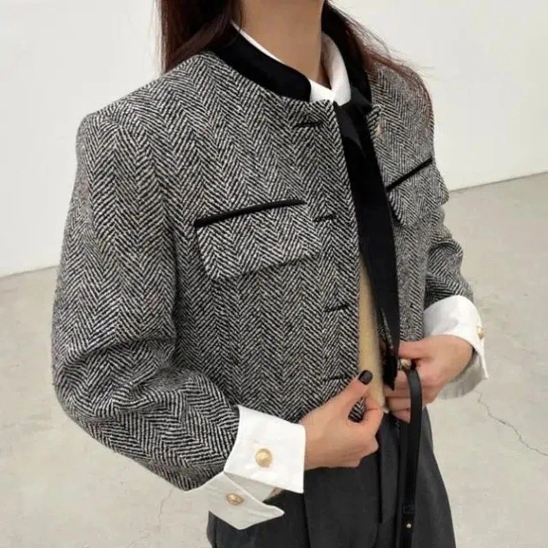 Summer Equestrian Clothing - 스탠드 칼라 프렌치 레트로 승마복 여성