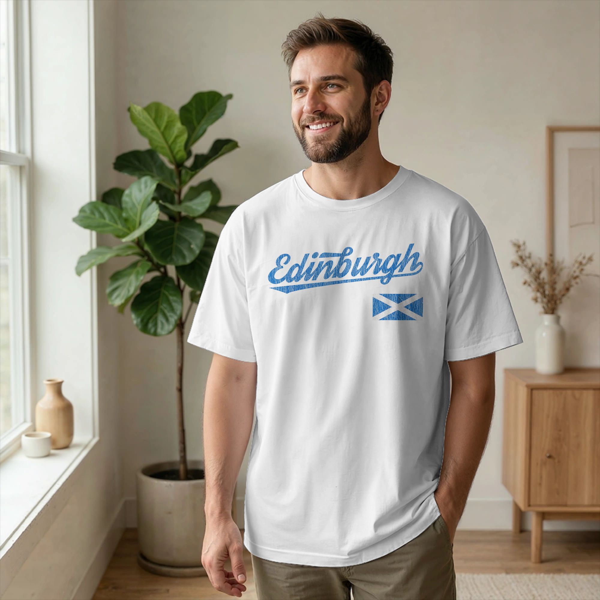 Summer Clothing Edinburgh - 남성 에든버러 스코틀랜드 영국 티셔츠 영국