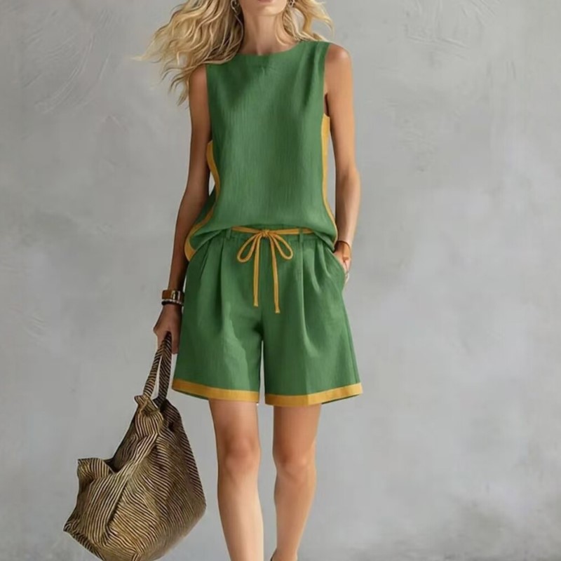 Summer Clothing Set For Girls - 2026 여름 신상 민소매 베스트 반바지