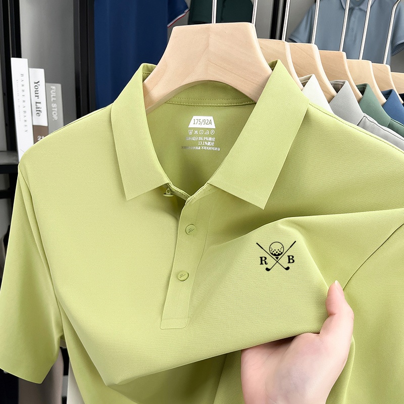 합리적인 가격의 고급 남성 프린트 칼라 폴로 셔츠 여름 - Summer Clothing Affordable 리뷰 및 가격