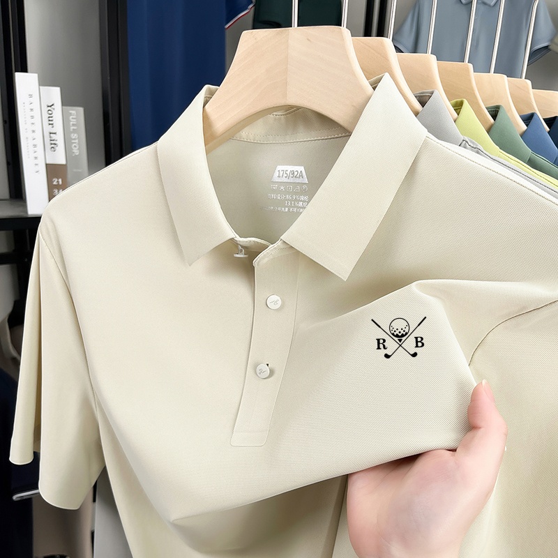 합리적인 가격의 고급 남성 프린트 칼라 폴로 셔츠 여름 - Summer Clothing Affordable 리뷰 및 가격