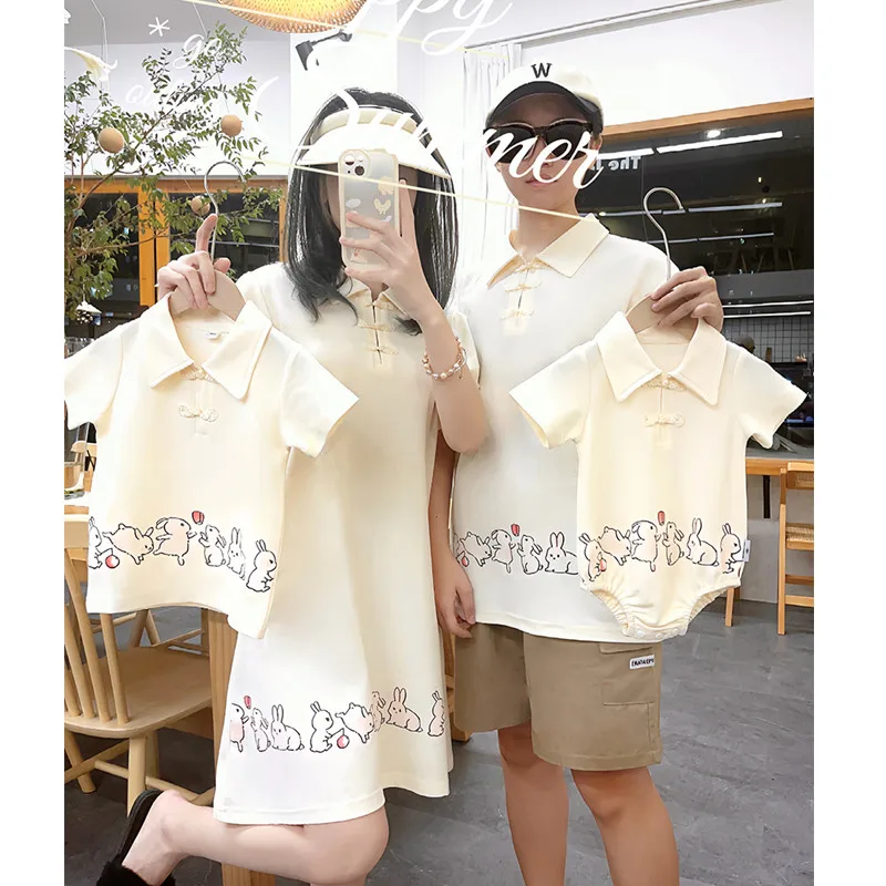 중국 부모 자녀 매칭 옷, 온 가족 룩, 엄마와 딸 같 - Summer Clothing Looks 리뷰 및 가격