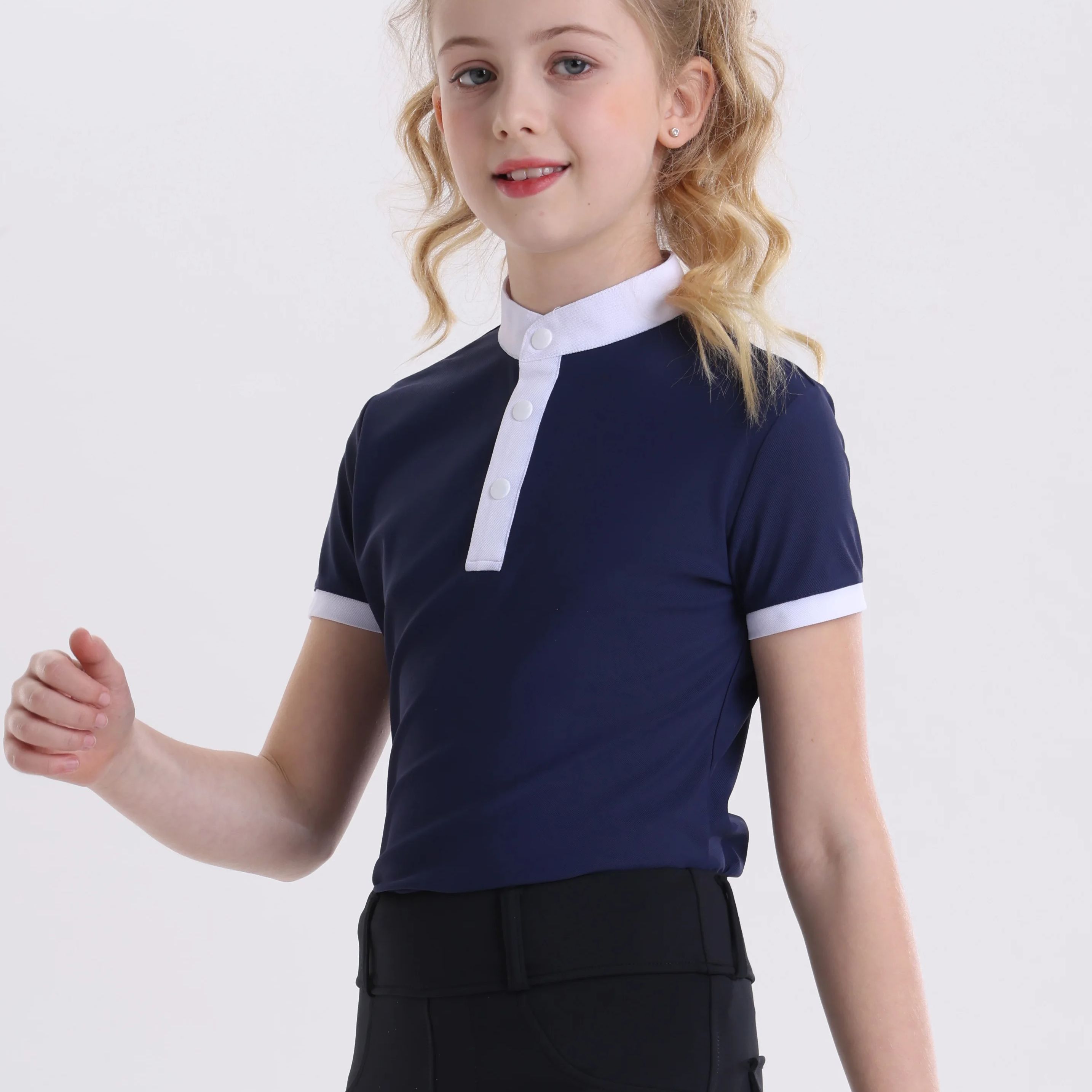 여름 아동용 승마 반팔 티셔츠 아동 승마복 여름 반팔  - Summer Equestrian Clothing 리뷰 및 가격
