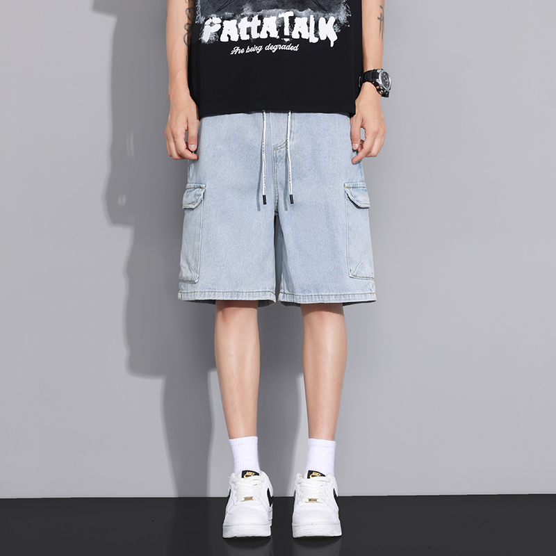 2025 여름 작업복 데님 반바지 남성용 다목적 느슨한 - Summer Clothing Styles Men 리뷰 및 가격