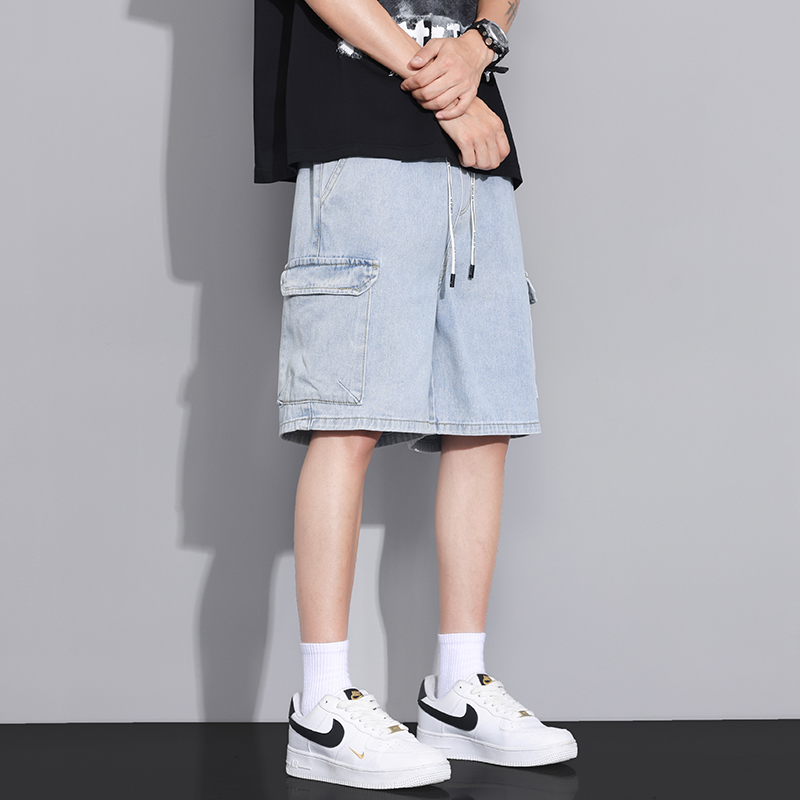 2025 여름 작업복 데님 반바지 남성용 다목적 느슨한 - Summer Clothing Styles Men 리뷰 및 가격