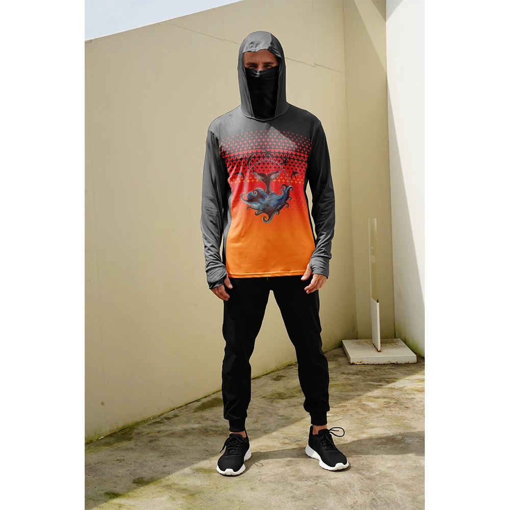 남성용 낚시 셔츠 자외선 차단 후드 마스크 일체형 낚시 - Summer Clothing Trend 리뷰 및 가격