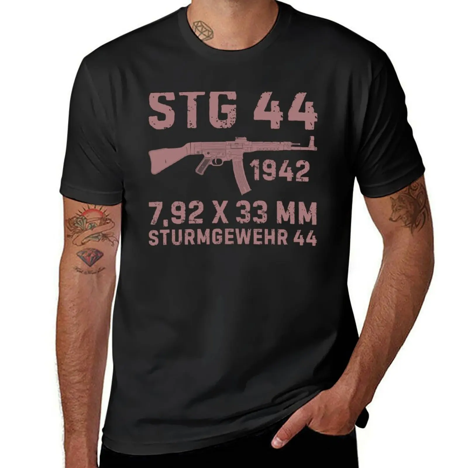 독일 돌격 소총 StG 44, 총 애호가 티셔츠, 블루 - Summer Clothing Essentials Men 리뷰 및 가격