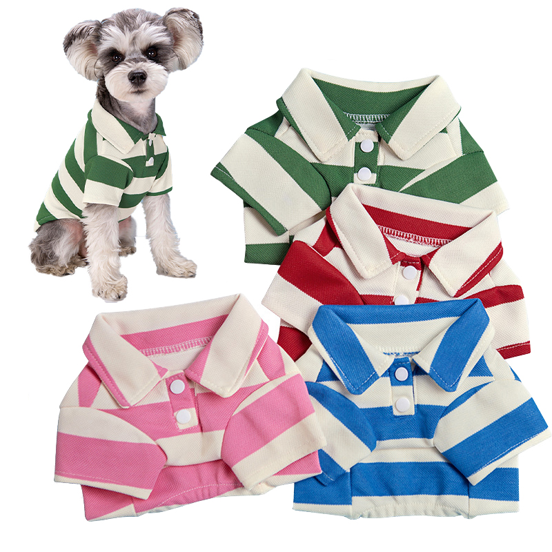 애완견 폴로 셔츠 여름 강아지 옷 소형 대형견 고양이용 - Summer Dog Clothing 리뷰 및 가격