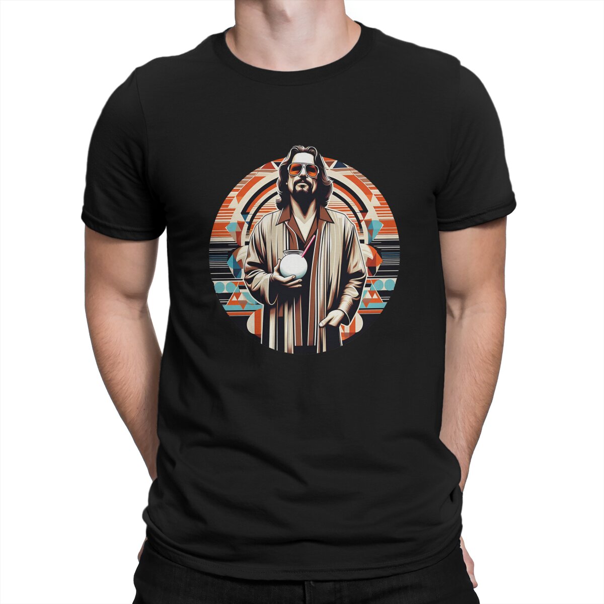 빅 Lebowski 영화 The Dude Abides  - Summer Clothing Essentials Men 리뷰 및 가격