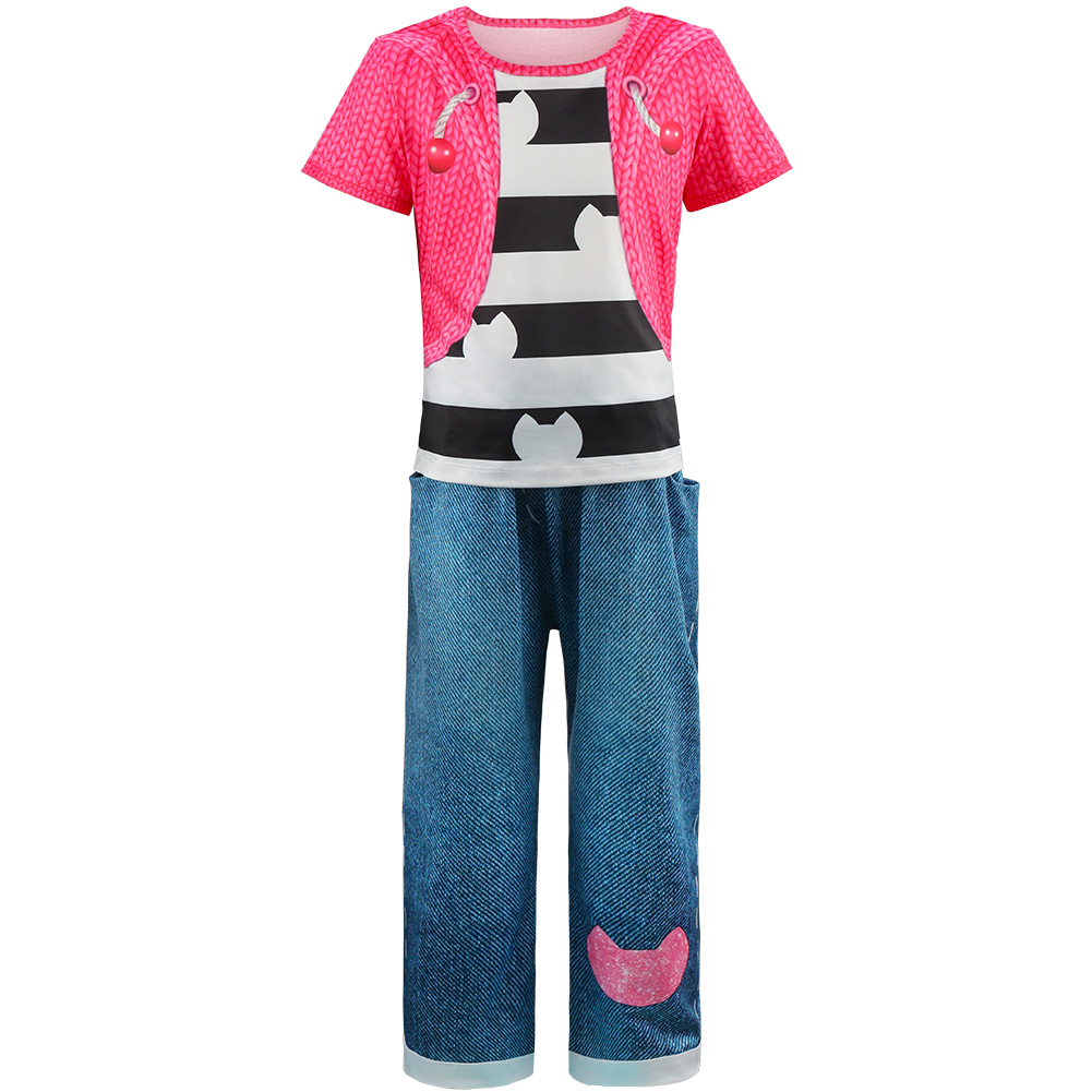 어린이 생일 파티 가비 인형 코스프레 의상 탑 + 바지 - Summer Clothing Set For Girls 리뷰 및 가격